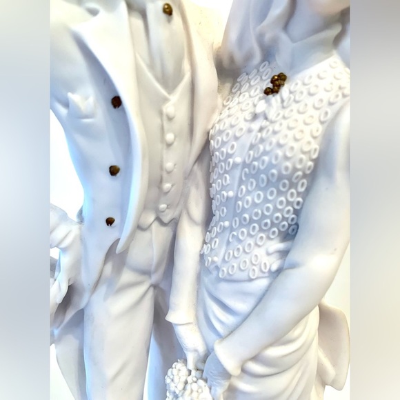 Giuseppe Armani Bride Groom Figurine Wedding Statue Italian Porcelain 1988 - Picture 10 of 15